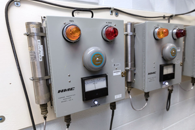 A Nuclear Measurements Corporation Radiation Detector.